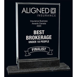 Mesa Glass Award-D&G Trophies Inc.-D and G Trophies Inc.