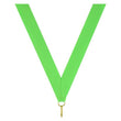metallic neck ribbon neon green-D&G Trophies Inc.-D and G Trophies Inc.