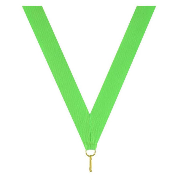 metallic neck ribbon neon green-D&G Trophies Inc.-D and G Trophies Inc.