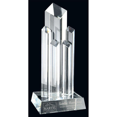 Millennium Optic Crystal Award-D&G Trophies Inc.-D and G Trophies Inc.