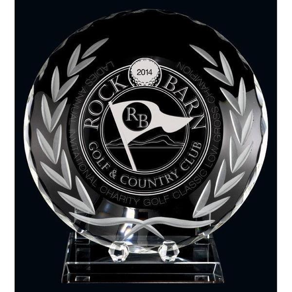 Morningside Optic Crystal Award-D&G Trophies Inc.-D and G Trophies Inc.