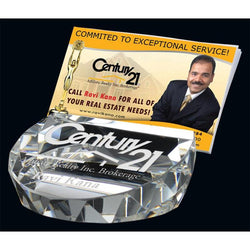 mount rundle holder optic crystal giftware-D&G Trophies Inc.-D and G Trophies Inc.