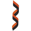 Neck Ribbon w Clip Black/Orange-D&G Trophies Inc.-D and G Trophies Inc.