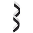 Neck Ribbon w Clip Black/White-D&G Trophies Inc.-D and G Trophies Inc.