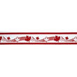Neck Ribbon w Clip Maple Leaf 2 Colour-D&G Trophies Inc.-D and G Trophies Inc.