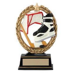 negative space hockey resin trophy-D&G Trophies Inc.-D and G Trophies Inc.