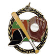 negative space medal baseball-D&G Trophies Inc.-D and G Trophies Inc.