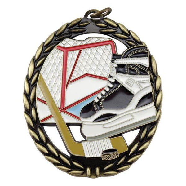 negative space medal hockey-D&G Trophies Inc.-D and G Trophies Inc.