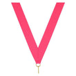 neon neck ribbon neon pink-D&G Trophies Inc.-D and G Trophies Inc.