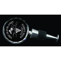 okanagon wine stopper optic crystal giftware-D&G Trophies Inc.-D and G Trophies Inc.