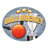 Oval Dome Insert, Full Colour Ball Hockey-D&G Trophies Inc.-D and G Trophies Inc.