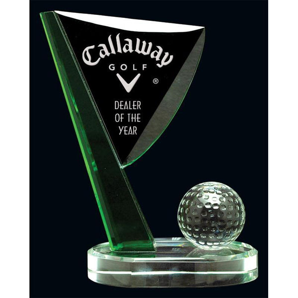 Palm Aire Crystal Optic Crystal Award-D&G Trophies Inc.-D and G Trophies Inc.