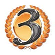 Photo Insert, "3" Place 1"-D&G Trophies Inc.-D and G Trophies Inc.