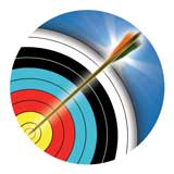 Photo Insert, Archery 1"-D&G Trophies Inc.-D and G Trophies Inc.