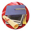 Photo Insert, Graduation 1"-D&G Trophies Inc.-D and G Trophies Inc.