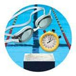 Photo Insert, Swimming 1"-D&G Trophies Inc.-D and G Trophies Inc.