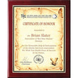 Piano Finish Certificate Holder-D&G Trophies Inc.-D and G Trophies Inc.