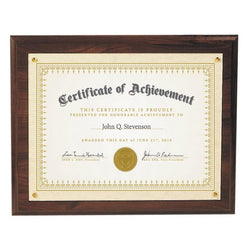 Plaque, Recessed 10.5