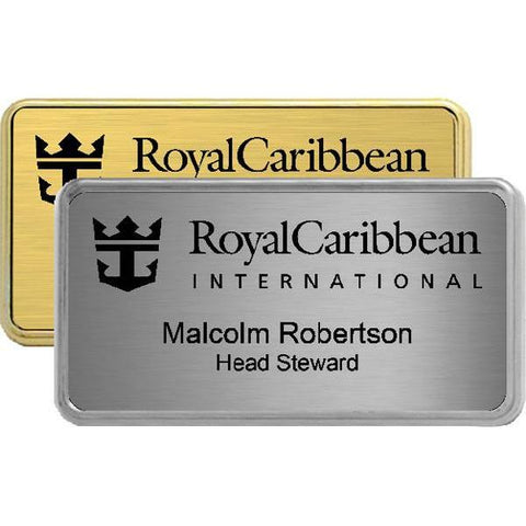 Rectangle Badge Holder Name Badges & Lapel Pin-D&G Trophies Inc.-D and G Trophies Inc.