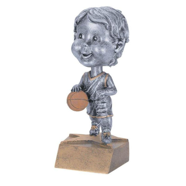 Resin - Bobblehead Female Basketball 5.75"-D&G Trophies Inc.-D and G Trophies Inc.