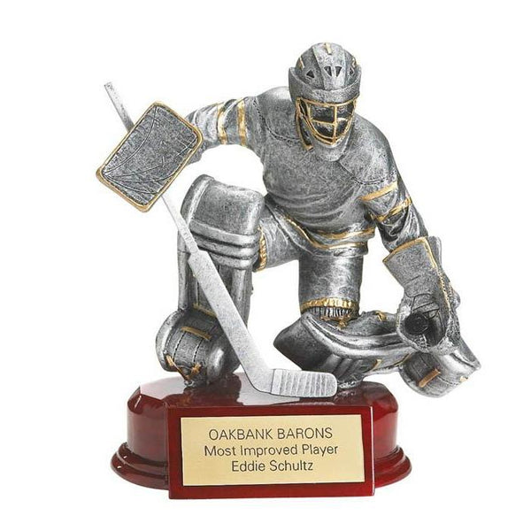 Resin Classic Hockey Goalie 7"-D&G Trophies Inc.-D and G Trophies Inc.