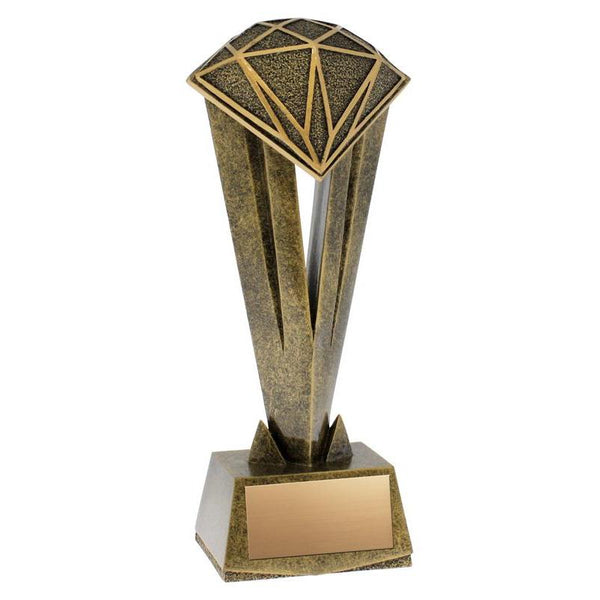 Resin Diamond, 6.75"-D&G Trophies Inc.-D and G Trophies Inc.