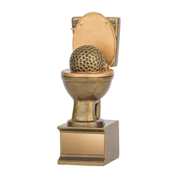 Resin Golden Flush Golf, 6"-D&G Trophies Inc.-D and G Trophies Inc.