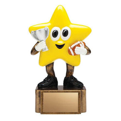 Resin Little Star Football 4.75