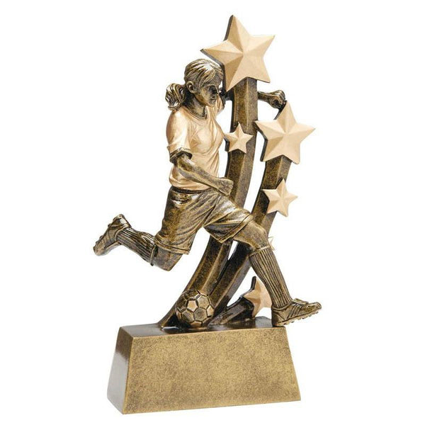 Resin Sentinel Soccer, Female 6"-D&G Trophies Inc.-D and G Trophies Inc.