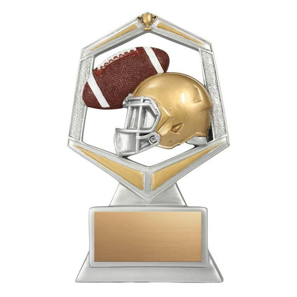 Resin Spirit Football Large 7"-D&G Trophies Inc.-D and G Trophies Inc.