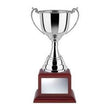 Revolution Nickel Plated Cup on Rosewood Square Base-D&G Trophies Inc.-D and G Trophies Inc.