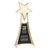 Rising Star on Metal Angled Riser Award - Gold