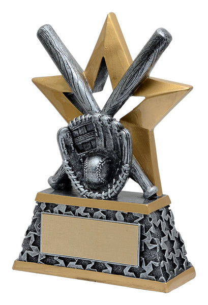 rockstar baseball resin trophy-D&G Trophies Inc.-D and G Trophies Inc.