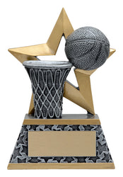 rockstar basketball resin trophy-D&G Trophies Inc.-D and G Trophies Inc.