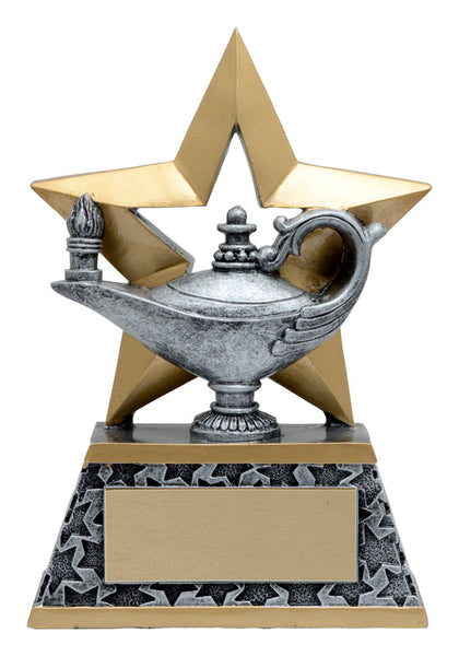 rockstar knowledge academic resin-D&G Trophies Inc.-D and G Trophies Inc.