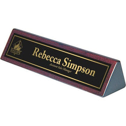 Rosewood Name Bar Sign Hardware & Custom Signs-D&G Trophies Inc.-D and G Trophies Inc.