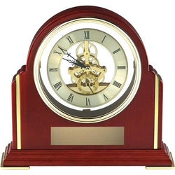 rosewood skeleton clock giftware-D&G Trophies Inc.-D and G Trophies Inc.