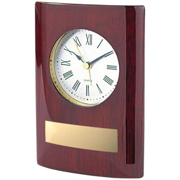 rosewood stand-up clock giftware-D&G Trophies Inc.-D and G Trophies Inc.