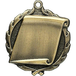 scroll sculptured medal-D&G Trophies Inc.-D and G Trophies Inc.