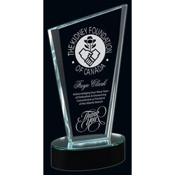 Serenity Optic Crystal Award-D&G Trophies Inc.-D and G Trophies Inc.