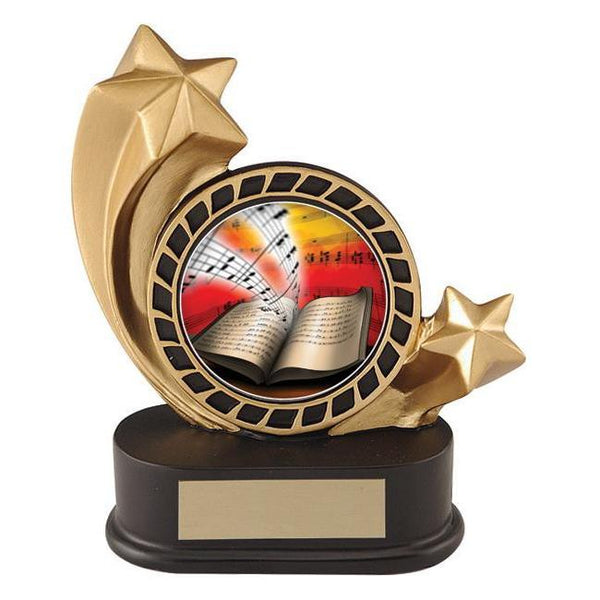 shooting star insert holder resin trophy-D&G Trophies Inc.-D and G Trophies Inc.