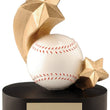 shooting star baseball resin trophy-D&G Trophies Inc.-D and G Trophies Inc.