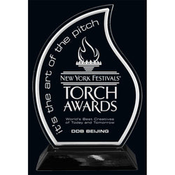 Snap-In Flame Acrylic Award-D&G Trophies Inc.-D and G Trophies Inc.
