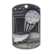 Soccer Dog Tag with Ball Chain-D&G Trophies Inc.-D and G Trophies Inc.