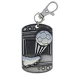 Soccer Dog Tag Zipper Pull Silver-D&G Trophies Inc.-D and G Trophies Inc.