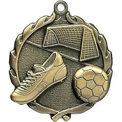 soccer sculptured medal-D&G Trophies Inc.-D and G Trophies Inc.