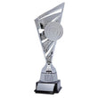 Solar Series 2" Insert Holder w Riser on Black Square Base, 10"-D&G Trophies Inc.-D and G Trophies Inc.