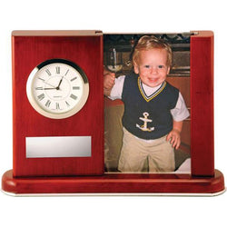 southampton rosewood clock & photo giftware-D&G Trophies Inc.-D and G Trophies Inc.
