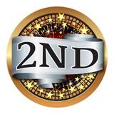 Spectrum Insert, "2nd" Place 2"-D&G Trophies Inc.-D and G Trophies Inc.