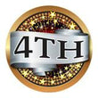 Spectrum Insert, "4th" Place 2"-D&G Trophies Inc.-D and G Trophies Inc.